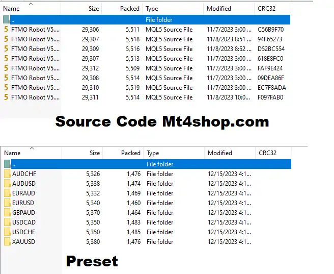 FTMO Trading EA Robot MT5 Source Code